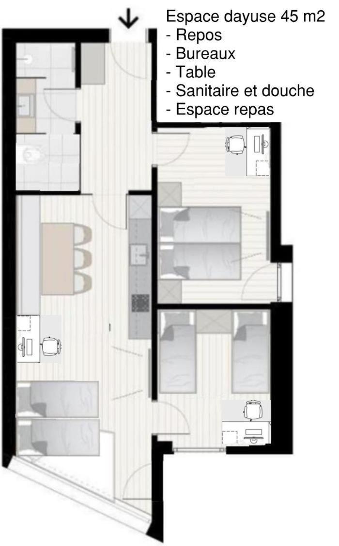 Chati-Bourg Citea Express Dayuse - Suite 3 Pieces W -- 25 Min Paris Montparnasse -- 15 Min Velizy Châtillon المظهر الخارجي الصورة